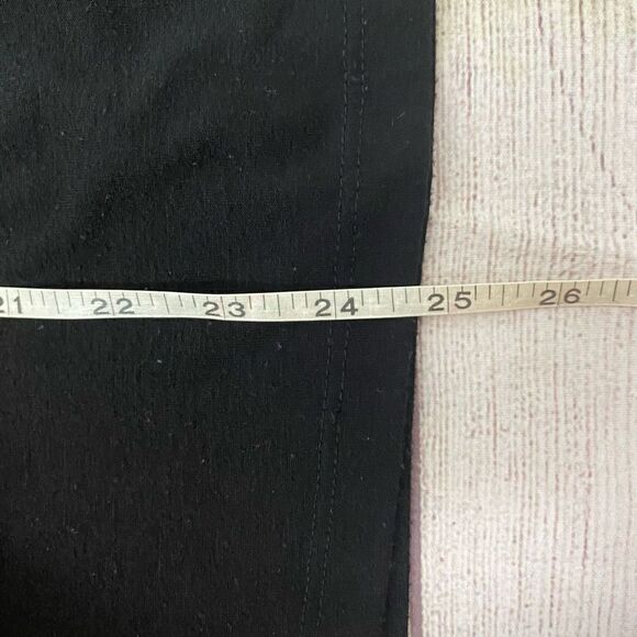 Forever21 mock collar short sleeve baby doll top w/shoulder buttons black sz MED - Picture 13 of 13